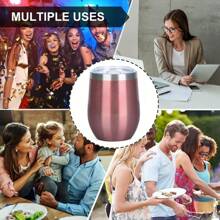 1pc 350ML 12oz Coffee Mug Thermal Cup Tumbler With Lid Stainless Steel Vacuum Insulated Double Wall Black Back To School