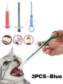 2pcs Cat/Dog Lover Gift And Dog/Cat Mom Love Pet Syringe, Cat/Dog Lover Gift And Dog/Cat Mom Love Pet Pill Syringe, Cat Lover And Cat Mom Love Pill Dispenser Feeder, Cat/Dog Lover Gift And Dog/Cat Mom Love Pet Pill Tablet Feeder, Dog Lover And Dog Mom Love Cat Lover And Cat Mom Love Tube Feeder Tools For Feeding Accessories - Multicolor - View 8
