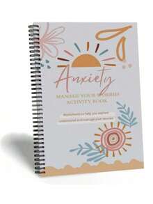 1pcsAnxiety Relief Worksheets: Social Psychology-Based Tools For Stress Management, Emotional Regulation, And Personal Growth - Anxiety Relief Worksheets - View 3