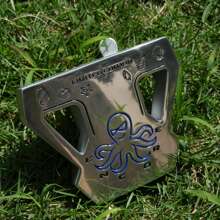Artisan Carved Octopus Putter Head | Precision Milled Face + 360° Alignment | Limited Oceanic Art Edition | Stainless Steel, Genuine Replacement Part For Putter