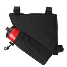 Bolsa para manillar de bicicleta de montaña, bolsa de sillín de bicicleta con gran capacidad para almacenamiento de herramientas, soporte para botella de agua - Multicolor - Ver 5