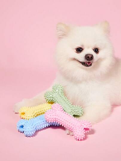 PETSIN Dog Chew Toys, Hollow Spike Bone For Small Dogs To Grind Teeth & Relieve Boredom, Durable Pet Chewing Balls Supplies