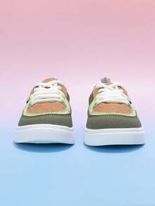 Baby Little Kids Breathable Air Cushion Sneakers Unisex Mesh Lightweight Easy Walk Casual Sport Easy StrapLace Athletic Tennis Running School Training Shoes For Boys Girls - Green - View 5