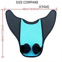 Aletas de natación de cola de sirena, monofín de cola de sirena adecuado para mujeres, adolescentes y adultos, artículos esenciales de playa, accesorios de playa, flotador de piscina