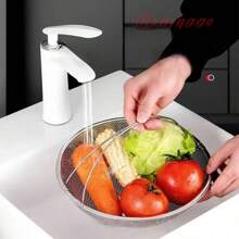 Stainless Steel Kitchen Strainer, Multipurpose Steamer Basket - For Steaming Rice, Dumplings, Vegetables