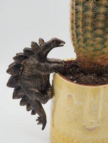 1 bức tượng khủng long bằng polyresin sống động, thích hợp cho khu vườn ngoài trời, sân trong, hàng rào và trang trí ngoài trời, lý tưởng để trang trí ngày lễ, có thể sử dụng trong nhà và ngoài trời, phù hợp với nhiều loại nhà khác nhau, thích hợp cho khu vườn, trang trí chậu cây, trang trí nhà cửa, trang trí cây cảnh, món quà tuyệt vời cho những người yêu thích khủng long - Đồng - Xem 8