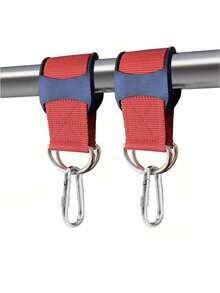 2 件户外秋千带、多用途户外悬挂带、秋千附件、吊床附件、带 2 个重型登山扣和 D 形环的吊床带、露营悬挂带、秋千带、沙袋带、悬挂环带、延长带、悬挂带、用于树秋千悬挂的聚酯纤维带、吊椅