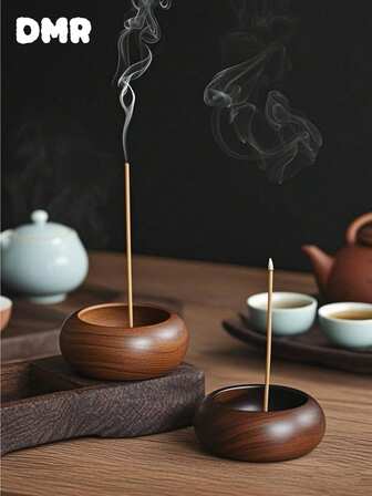 1pc Small Minimalist Style Wooden Incense Stick Holder, Portable, Suitable For Home, Office, Hotel Decoration,Souvenirs Valentine's Day Mother's Day Gifts Birthday Graduation