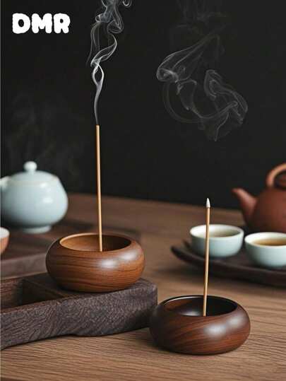 1pc Small Minimalist Style Wooden Incense Stick Holder, Portable, Suitable For Home, Office, Hotel Decoration,Souvenirs Valentine's Day Mother's Day Gifts Birthday Graduation
