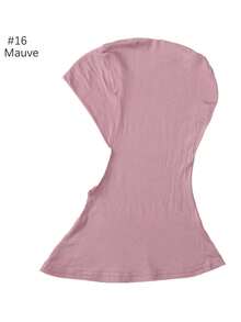 1pc Women Abaya Accessories Solid Color Instant Cover Head, Prayer Casual Pleated Headscarf, Practical Headscarf, Instant Long Khimar Hijab Turban, Suitable For Daily Use All Year Round Headband Veiled Clothes - Header Model - View 38