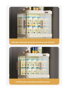 1pc Storage Cabinet/Trolley For Snacks, Living Room/Bedroom Home Use, Baby Items, Toys, Clothes, Multi-Layer Storage Cabinet