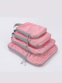 4 pièces / set Sacs organisateurs de voyage d'affaires portables, simples , style vertical multifonctionnel, imperméables