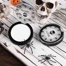 Pintura facial blanca para Halloween de UCANBE, base blanca gótica, base blanca, pintura facial para carnaval, teatro, escenario, cine