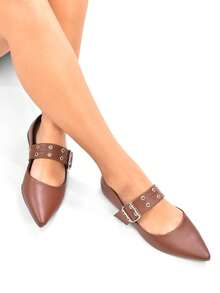 Women Flats - Rỉ Nâu - Xem 5