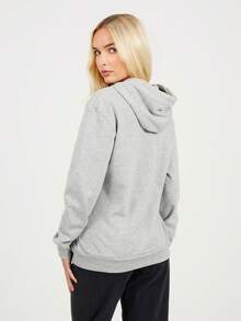 brave soul Classic Hooded Sweatshirt, Grey - Grey - View 5