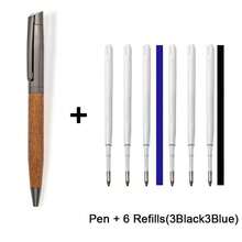 高端简约圆珠笔 - 书写流畅/奢华行政礼品笔/适合男女书法爱好者的完美签名笔/商务 - 0.5mm 顺滑笔尖，可更换笔芯 - 1 Pen - 查看 14