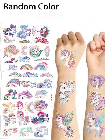 Naklejki tymczasowe z uroczymi dinozaurami dla chłopców i dziewcząt, wodoodporne, do malowania ciała, prostokątne, 2-5 dni, zabawne ramiona, naklejki z kreskówkową modą Y2K, naklejki na artykuły papiernicze, prezenty na Dzień Dziecka, prezenty wielkanocne, prezenty na powrót do szkoły