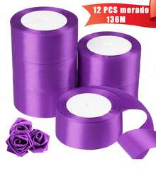 12 piezas púrpura
