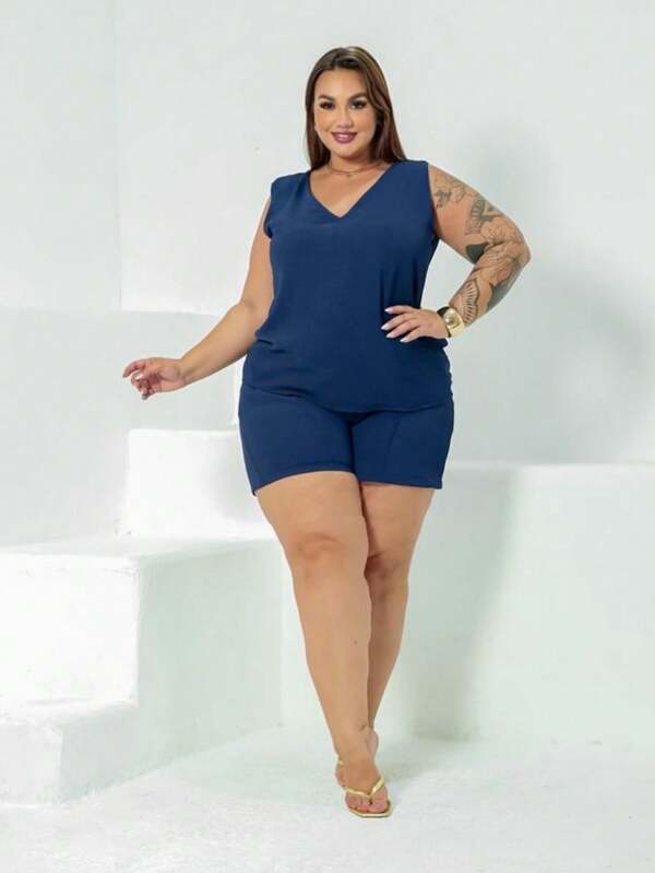 CONJUNTO FEMININO PLUS SIZE DUNA