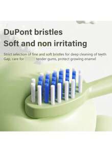 1 pieza Cepillo de dientes eléctrico recargable/a batería con 6 cabezales de cepillo, 1 modo de velocidad para la versión a batería, 4 modos de velocidad para la versión recargable