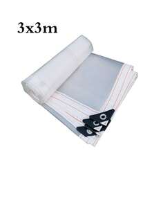 Multipurpose Waterproof Clear Tarp With Grommets: Perfect For Garden, Patio, Camping - Durable, Light-Passing, Easy Set-Up,Outdoor Plant Protection Canopy