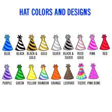 Decorazioni per torte o cupcake personalizzate a forma di cappello, decorazioni con foto personalizzate del viso, adesivi personalizzati e stampe fotografiche | Forme multiple | Perfetti regali per feste, etichette regalo - Multicolore - Visualizzare 6
