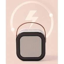 Altavoz Portátil Con Luces Led, Sonido Y Micrófono - Blanco - Ver 4