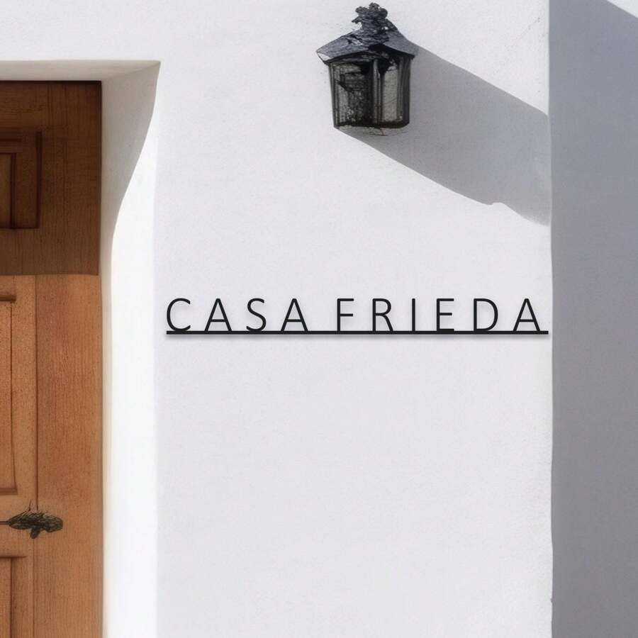 Targa personalizzata in metallo con nome della casa, targa per casa da esterno, cartelli per casa tradizionali, regalo per il riscaldamento della casa, targa in metallo "Casa", targa con nome della casa, multifunzionale, durevole, ornamentale, riutilizzabile, raffinata, elegante, di alta qualità, colorata, moderna, personalizzata, unica, per casa, giardino, ufficio, per anniversari, per San Valentino, per la Festa della Mamma, per compleanni, per la Festa del Papà, per lauree, per matrimoni, per il riscaldamento della casa, decorazione per la casa, stampa grafica