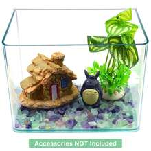 Decorative Crystal Pebbles, Natural Quartz Stones Aquarium Gravel Sea Glass Rock Sand For Fish Turtle Tank/Air Plants Decoration - Mint Green - View 6
