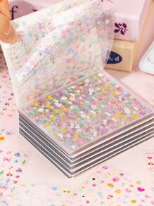 1pc Dopamine 3.0 Mini Decorative Sticker Book, Suitable For Scrapbooking, DIY Planner, Album Decoration, Card Making,School Supplies,Back To School