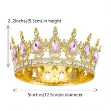 EBUDAE Queen Crown Rhinestone Wedding Crowns And Tiaras For Women Costume Party Hair Accessories Princess Birthday Crown Crystal Bridal Crown