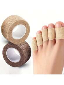 1 Cuộn Bảo Vệ Ngón Chân Thoải Mái - Băng Bảo Vệ Ngón Chân, Băng Chống Ma Sát 2.5CM, Băng Tự Dính, Băng Bọc Ngón Chân Phụ Kiện Tập Gym - Màu be - Xem 3