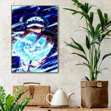 ONE PIECE Set Of 1/3/6 Pcs Anime One Piece TRAFALGAR LAW Poster Funky Canvas Wall Art Posters & Prints For Dorm Bedroom Living Room Decor ( Unframed)