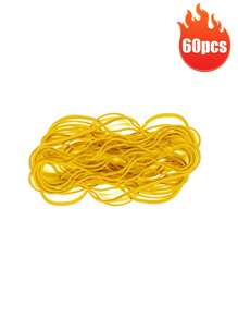 40PCS/100PCS Large Rubber Band Long Rubber Band Morandi Color Various Colors Heavy Duty Rubber Band High Quality Rubber Band Office Supplies Large Rubber Band Suitable For Homes, Kitchens And Offices Back To School