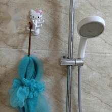 Sanrio [Rotating Hook For Towels & Keys] Adorable Rotating Hook - Hook Up Versatile For Towels, Bags & Keys, Traceless Wall Decor, Perfect For Kitchen & Bathroom, Kitchen Storage Utensils, Room Decoration, Suitable For Kitchen, Restaurant, Party, Camping, Gathering, Gift For Friends, Family Gift