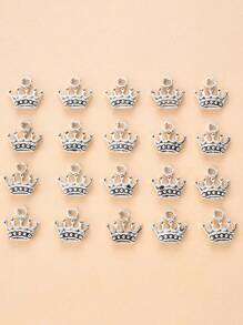 20pcs Zinc Alloy Charms Lead Free & Cadmium Free Crown Shape Crown DIY Jewelry Accessory
