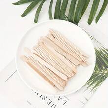 50pcs Craft Sticks Ice Cream Sticks Natural Wood Popsicle, Wood Crafts, Tongue Depressors, 4.5 Inch Length Ice Pop Sticks For DIY, Best Gift For DIY Lovers. Mother's Day, Father's Day, Valentine's Day Birthday Gift, Summer - Multicolor - View 8