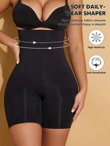 Sculpting Shorts Tummy Control Butt Lift Smooth High-Waist Shapewear Firm Layer Match Wedding Dress Or Party Dress