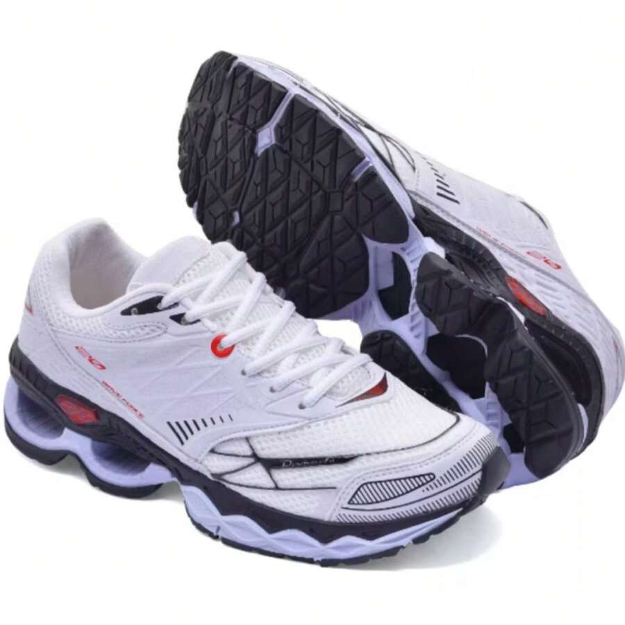 MZN Wave 20 Running Gym Walking And Comfortable Sneakers - White - View 1