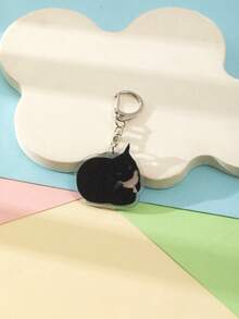 1 pieza Nuevo llavero/colgante/accesorio para mochila/bolso/coche con diseño creativo de gato meme de acrílico, con gato gritando, gato de ojos cruzados, gato sacudiendo la cabeza, gato enojado mirando fijamente, en estilo gótico y Y2K, un regalo divertido para amigos - Multicolor - Ver 15