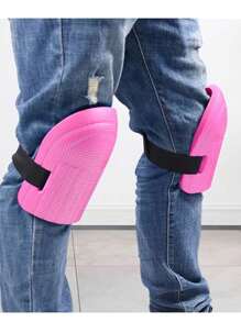 1 Pieza/2 Piezas Rodilleras de espuma suave para protección de rodillas, autoprotección para jardinería, limpieza, deportes - Negro