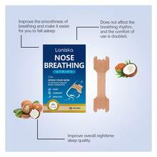 Laniska Care Nasal Patch, Relieve Nasal Discomfort At Night Anti-Snoring Care Sleep Care Nasal Patch - 彩色 - 查看 3