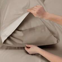 Bedsure Queen Sheet Set, Cooling Sheets For Queen Size Bed Set, Rayon Derived From Bamboo, Breathable & Soft Deep Pocket Up To 16 Inches, Hotel Luxury Silky Bedding, Bedsheet & Pillowcases, Dark Grey - 17 - 純灰褐色 - 查看 5