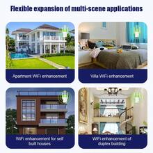 2025 WiFi Extender Signal Booster Dual Band WiFi Repeater 5GHz / 2.4GHz WiFi Amplifier For Home Work Gaming Live Stream, 2 Ethernet Ports WiFi Access 10000sf 60+ Devices Secure Easy Setup - White - View 12