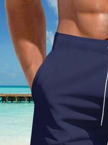 Pantalones cortos de hombre con estampado 3D, de apariencia informal y elegante, con tacto lujoso, con cordón en la cintura, perfectos para actividades al aire libre en verano