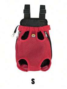 1 Piece New Pet Double Shoulder Backpack, Cute Cartoon Pattern, Suitable For Cats And Small/Medium Dogs Outdoor Use, Portable Breathable Mesh Bag, Pet Carrier Backpack Cat Carrier Cat Backpack Bike Trailer - Multicolor - View 26