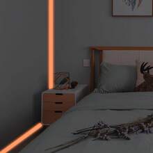 夜光胶带贴纸 - 彩色夜光胶带：橙色、粉色、绿色、蓝色，适用于浴室、家居、办公室、房间装饰 - 彩色 - 查看 5