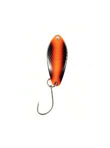 7pcs Spoon Shaped Sequin 3g Trout Single Hook Lures