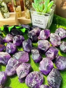 1/3/5 Piezas de Amatista, Cuarzo Rosa Cristales Curativos Brutos - Piedras Naturales Crudas para DIY Accesorios, Sanación de Reiki, Wicca, Brujería, Pulido, Cabujón, Fuentes, Decoración