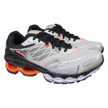 MZN Wave 20 Running Gym Walking And Comfortable Sneakers - Bạc/Cam - Xem 3